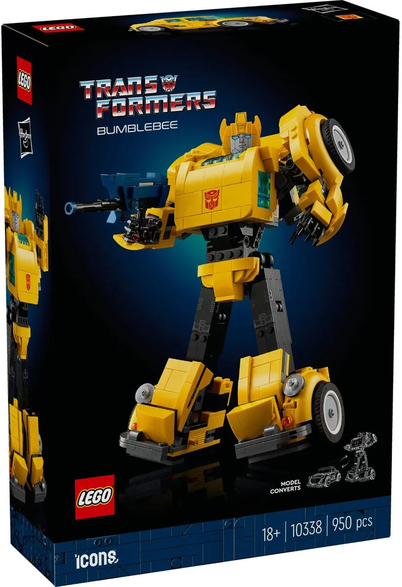 LEGO Icons Transformers Bumblebee 10338 - 950 Stukken