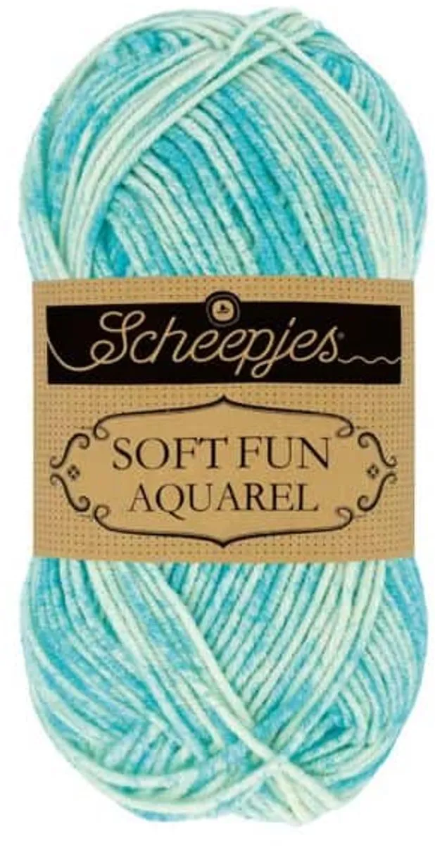 Scheepjes Softfun Aquarel 50g Blauw - 801 Skyscape