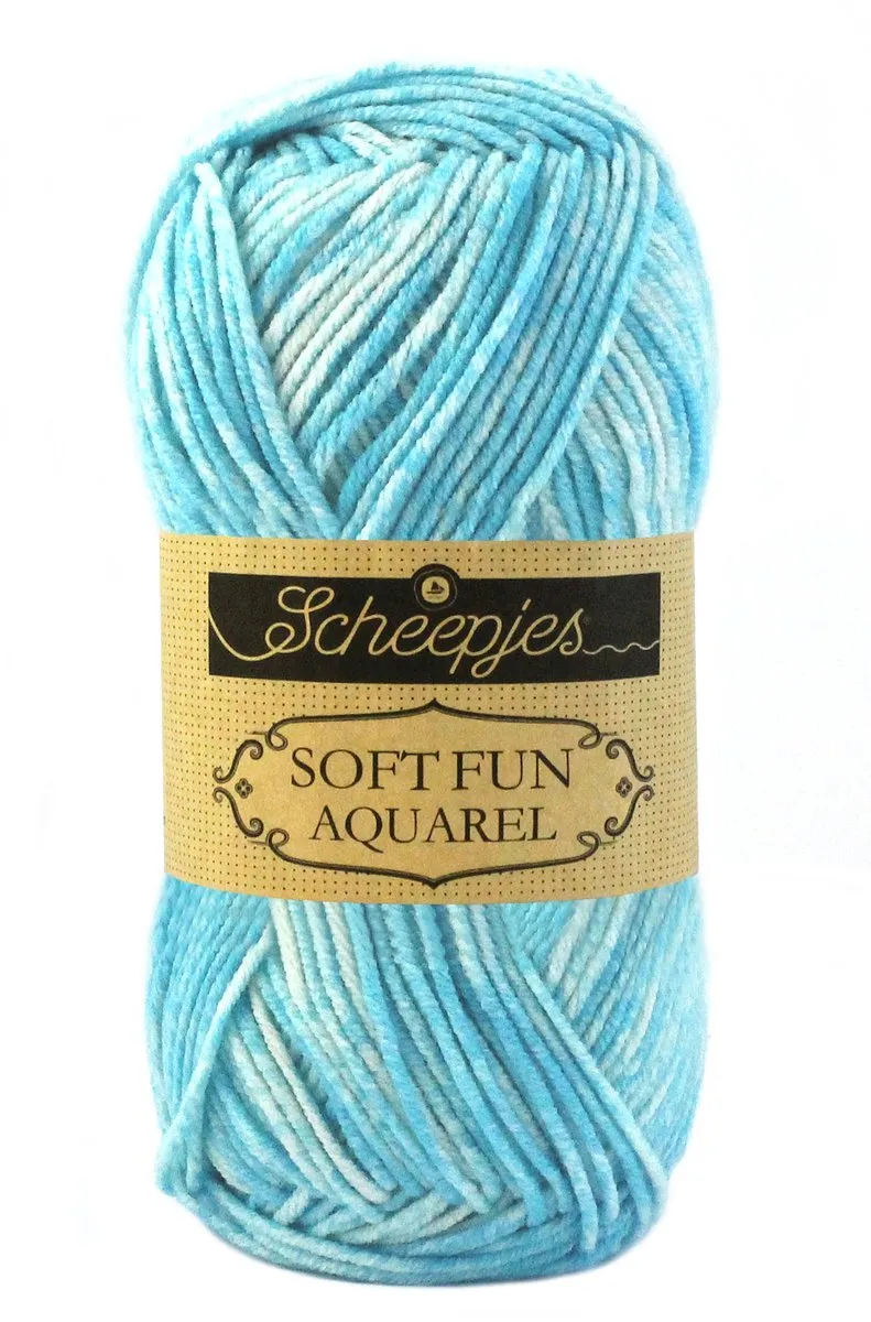 Scheepjes Softfun Aquarel 50g Blauw