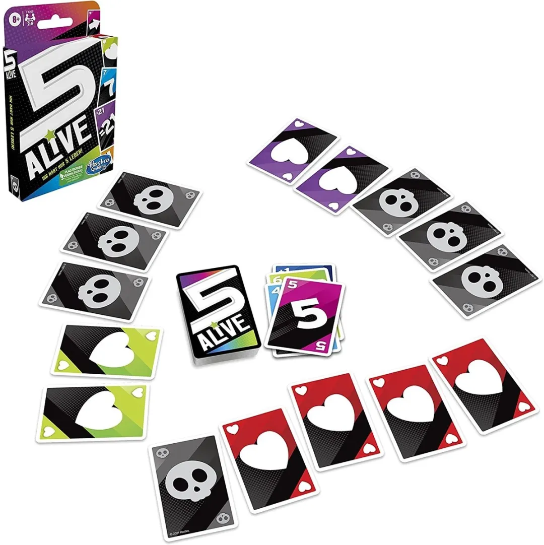 Hasbro Five Alive Kartenspiel - 2-6 Spelers
