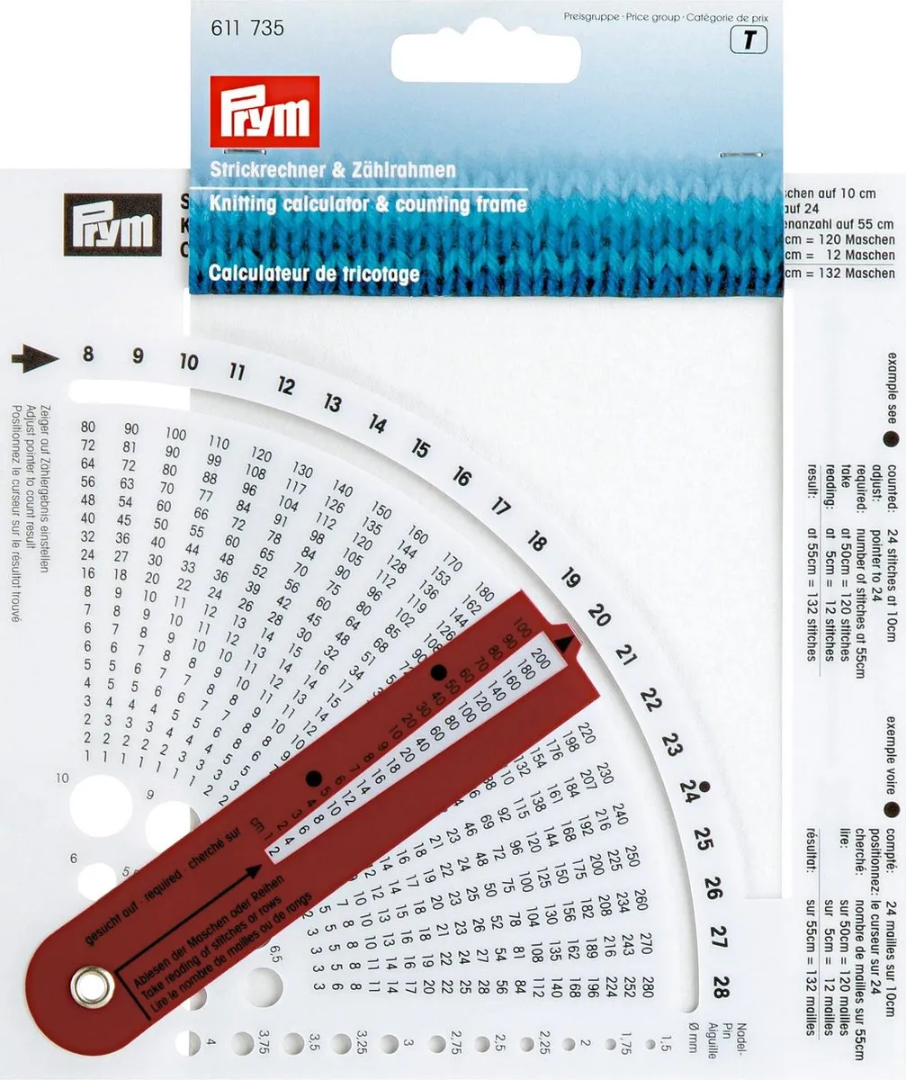 Prym Breicalculator - Wit