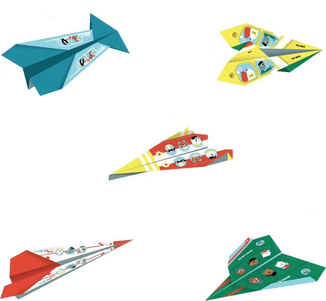 Eurekakids Origami Set - 40 Vliegtuigen & Dieren - Multi - afbeelding 2 van 5
