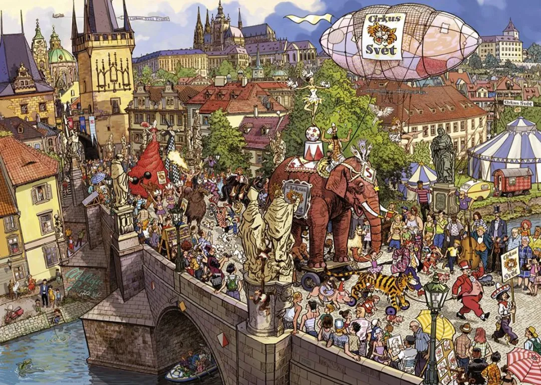 Heye Puzzel Street Parade 2000 - 2000 Stuks - Multicolor