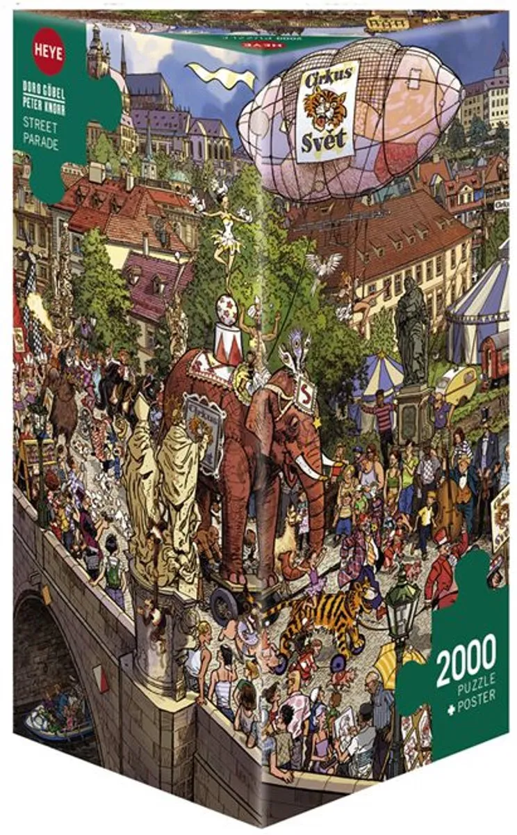 Heye Puzzel Street Parade 2000 - 2000 Stuks - Multicolor