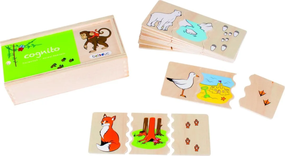 Beleduc Legpuzzel Cognito Dieren 30 Stuks - Multicolor