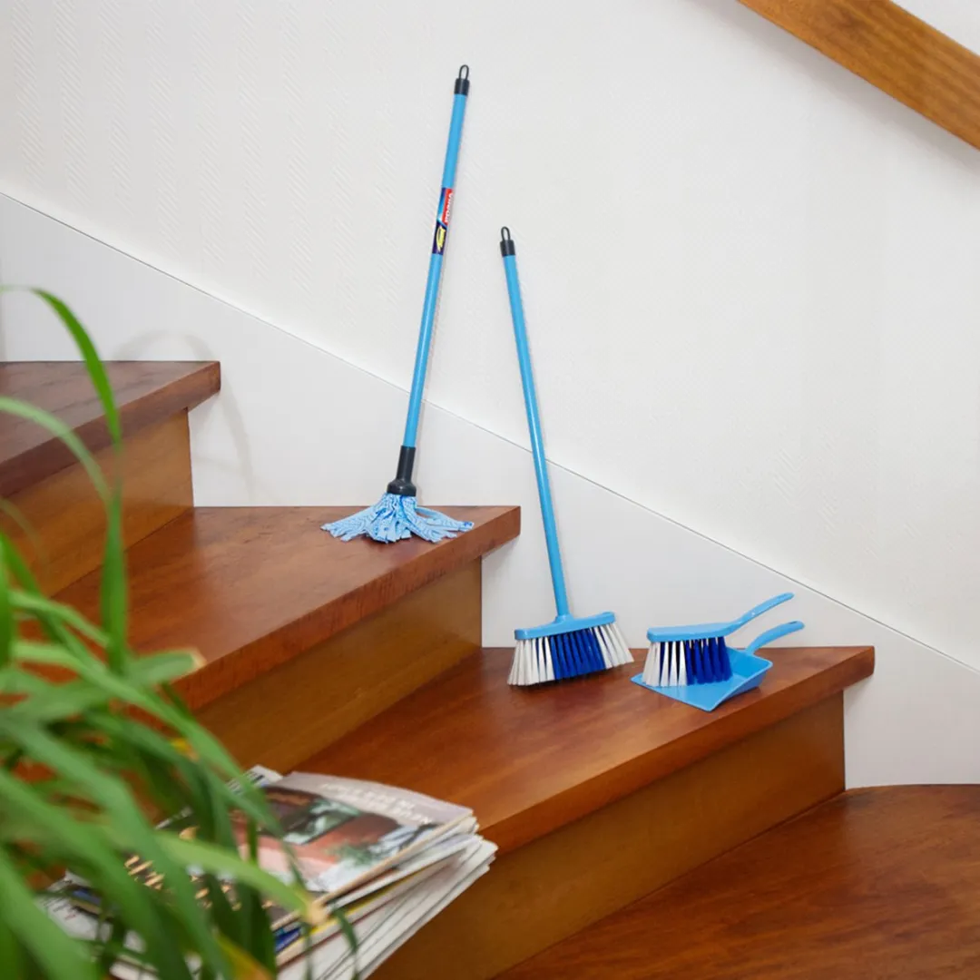 Klein Toys Vileda Speelgoed Dweilset - 4-delig - Blauw - afbeelding 6 van 6