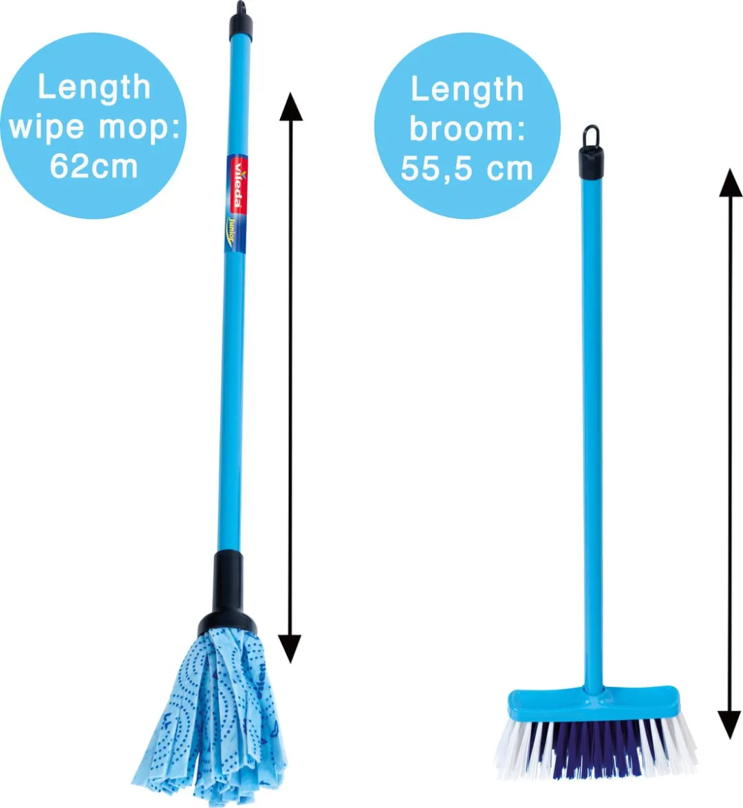 Klein Toys Vileda Speelgoed Dweilset - 4-delig - Blauw