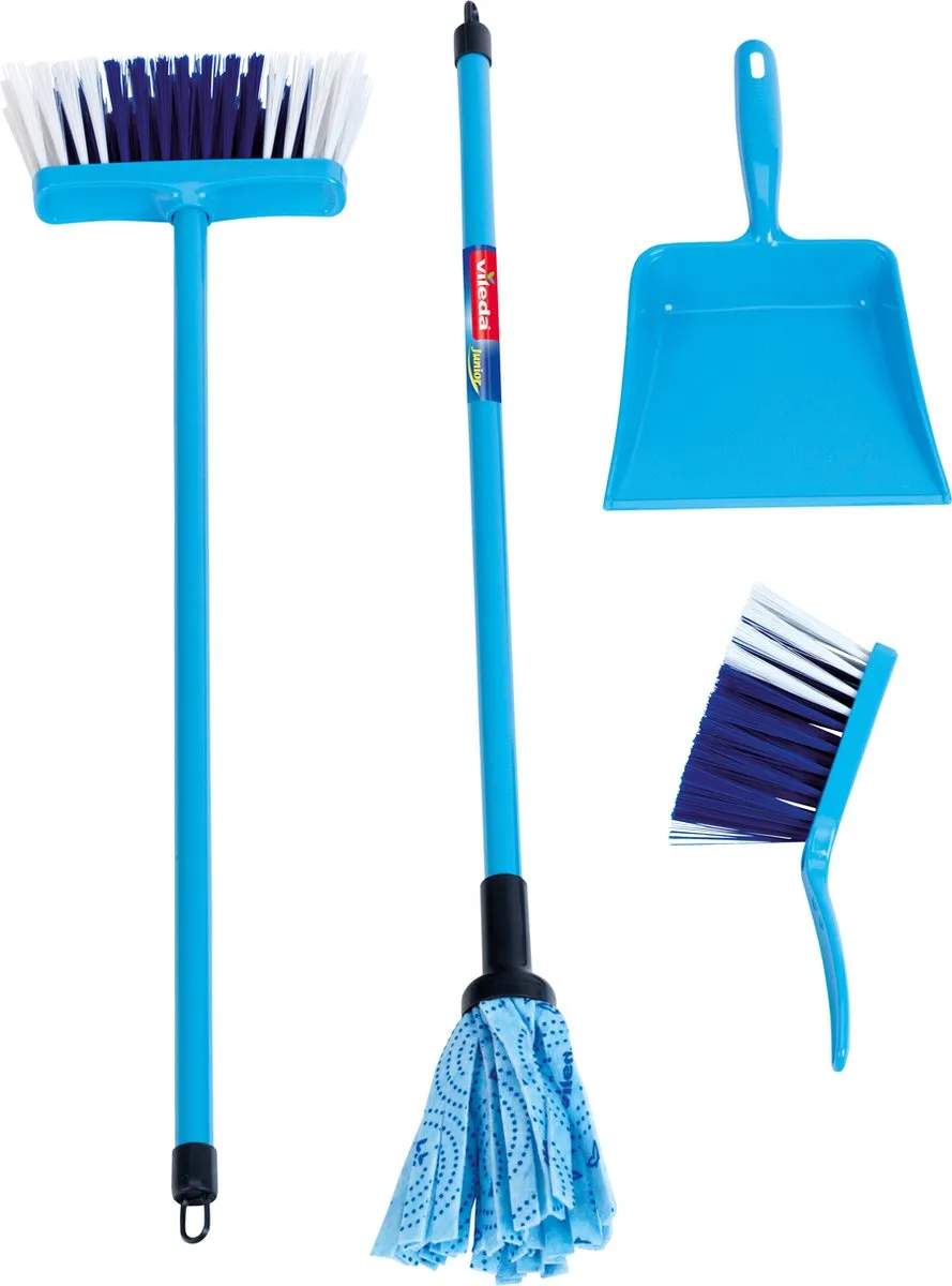 Klein Toys Vileda Speelgoed Dweilset - 4-delig - Blauw