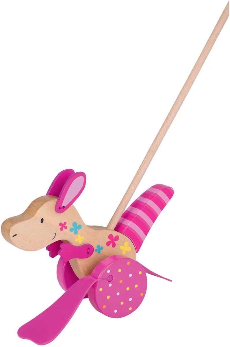 Goki Stokroller Kangoeroe - Roze