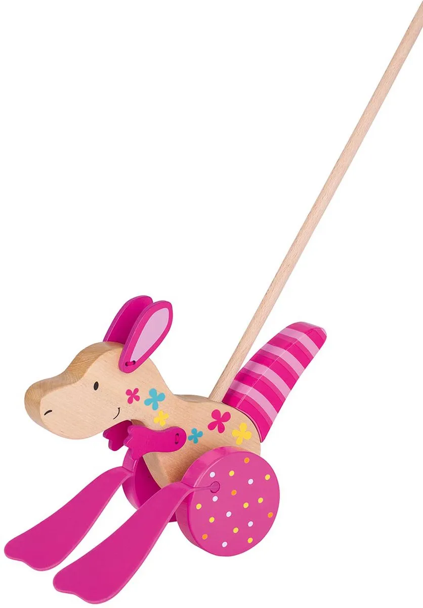 Goki Stokroller Kangoeroe - Roze