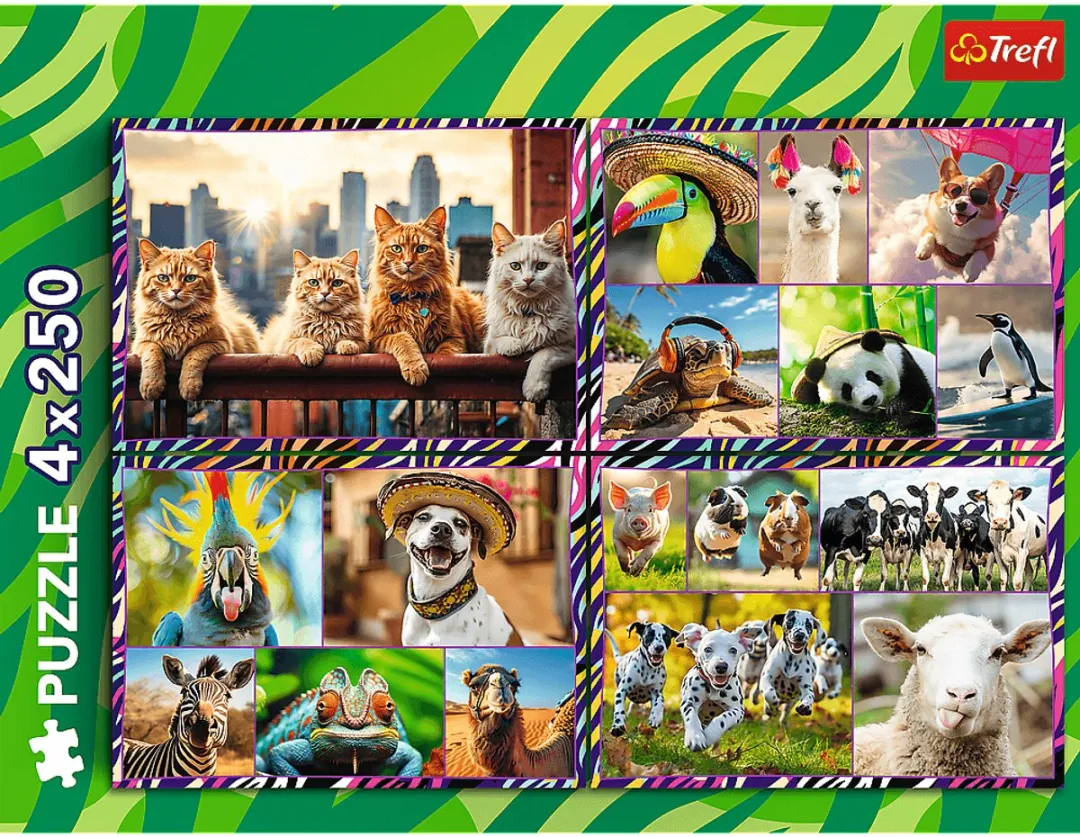 Trefl Dieren Puzzel 250 Stuks - 7 jaar