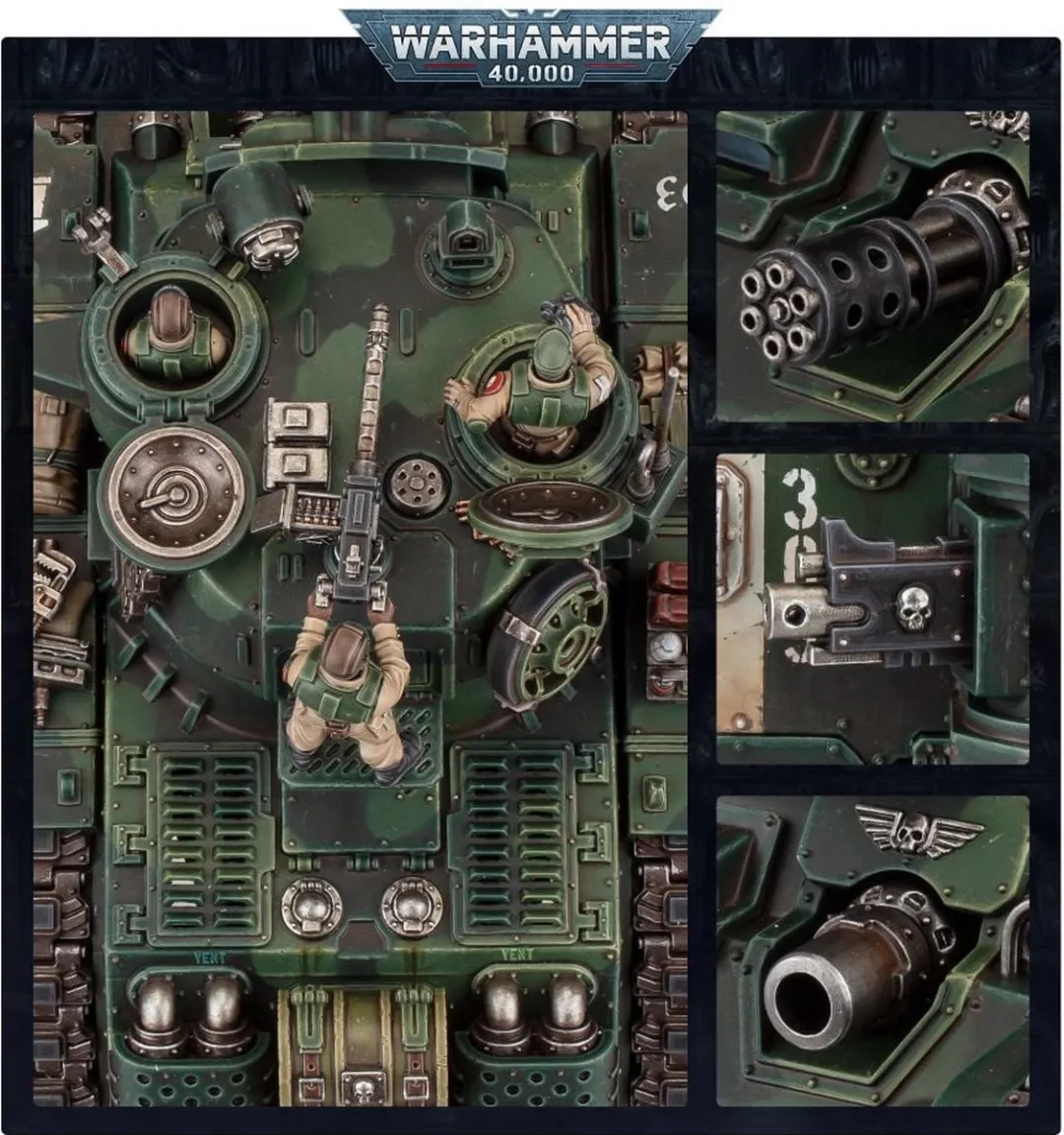 Games Workshop Warhammer 40K Rogal Dorn Battle Tank 171 Onderdelen