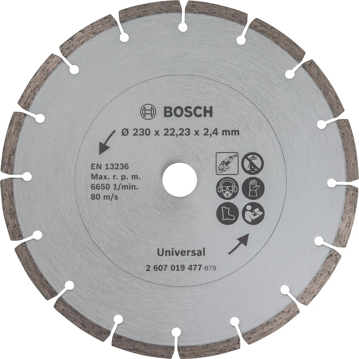 Bosch Diamantschijf 230mm - Beton/Steen