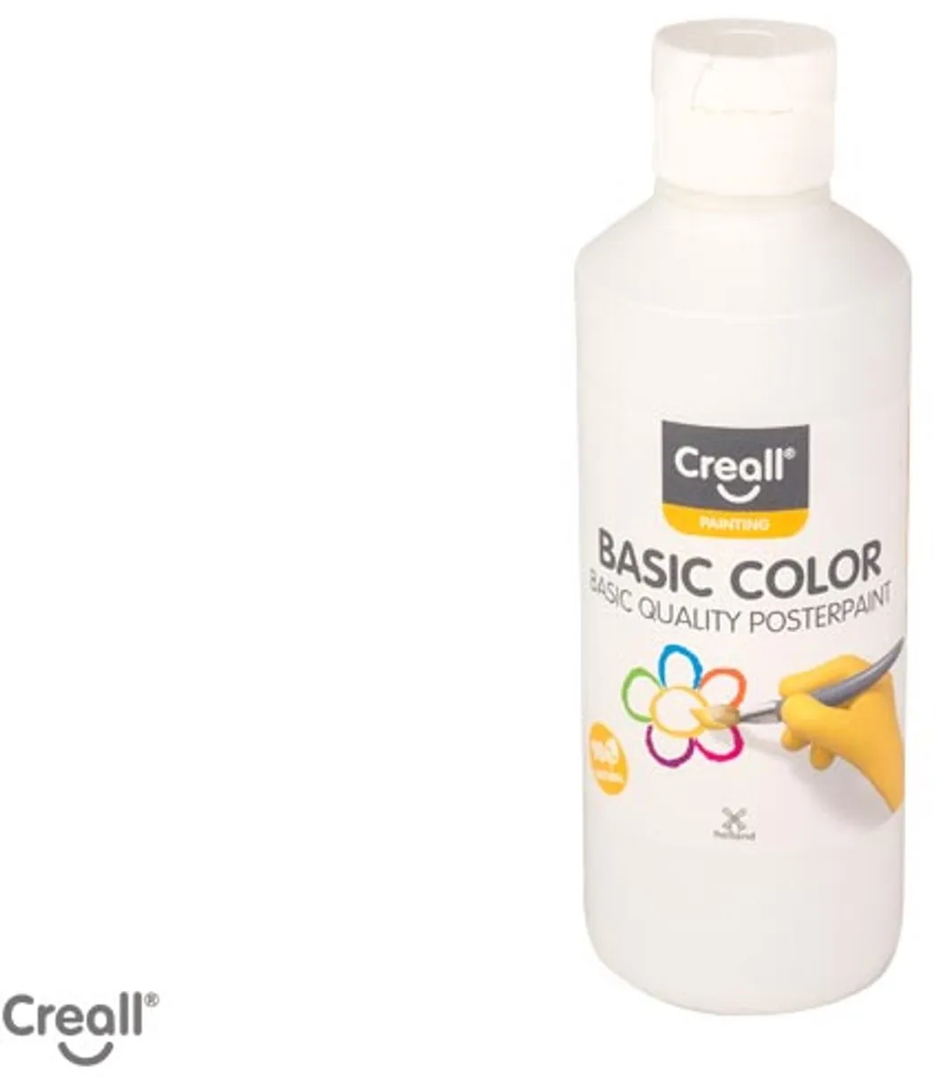 Creall Plakkaatverf Wit 250ml