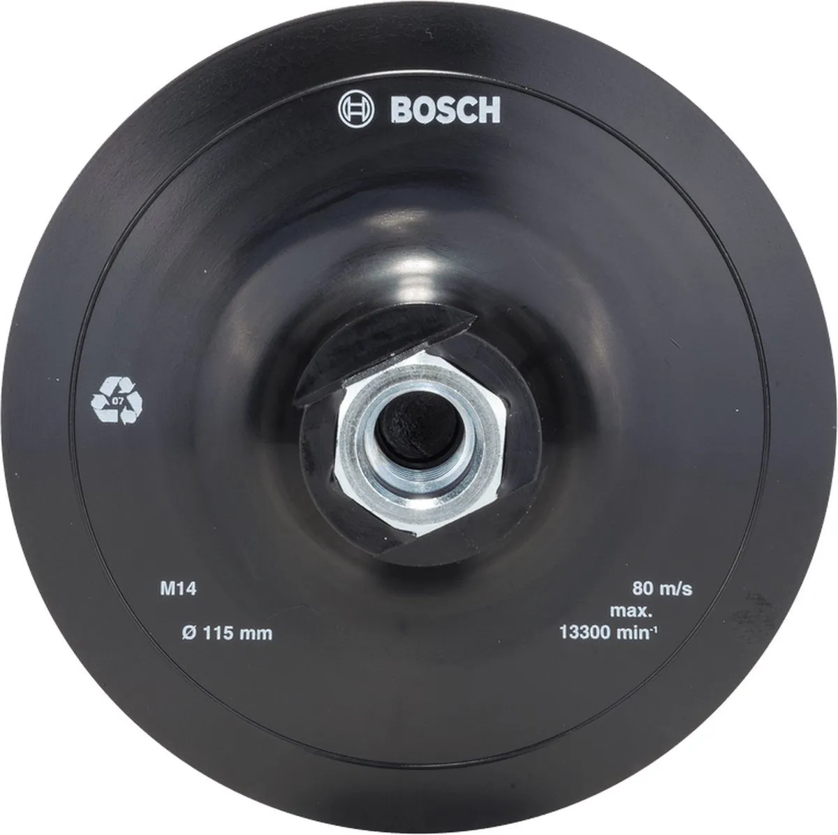 Bosch Rubberen Schuurblad Haakse Slijper 115mm