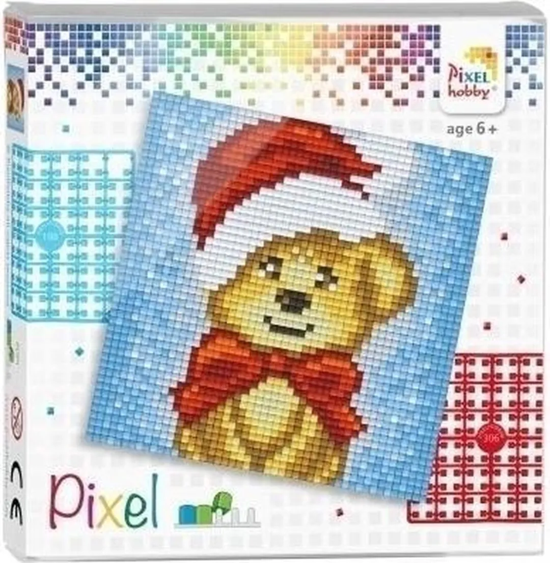 Pixelhobby Kersthondje Set - Multi