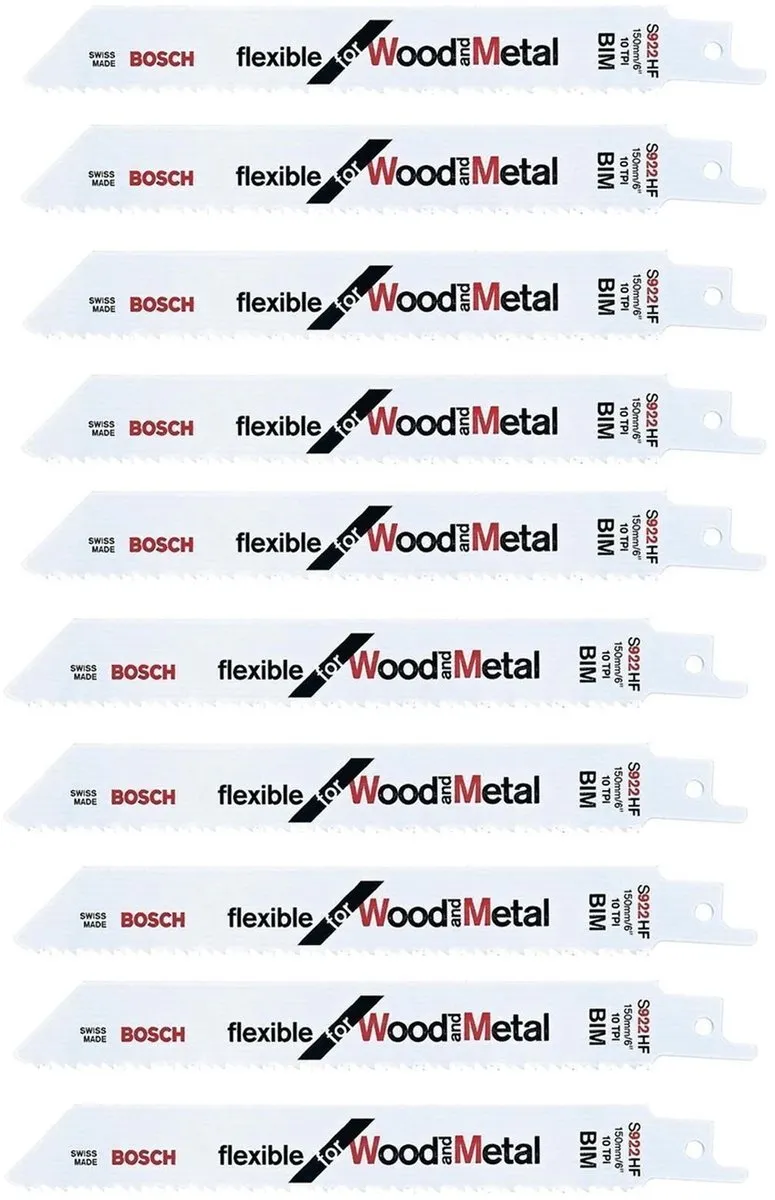 Bosch S 922 HF Reciprozaagbladen