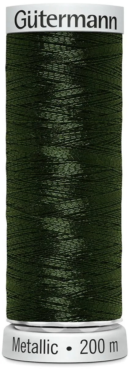 Gutermann Sulky Metallic Borduurgaren 200m - Kleur 7056 Groen - afbeelding 2 van 2