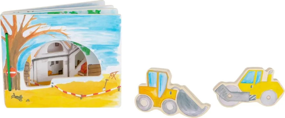Small Foot Picture Book Bouwplaats - Interactief - Wit - afbeelding 3 van 6