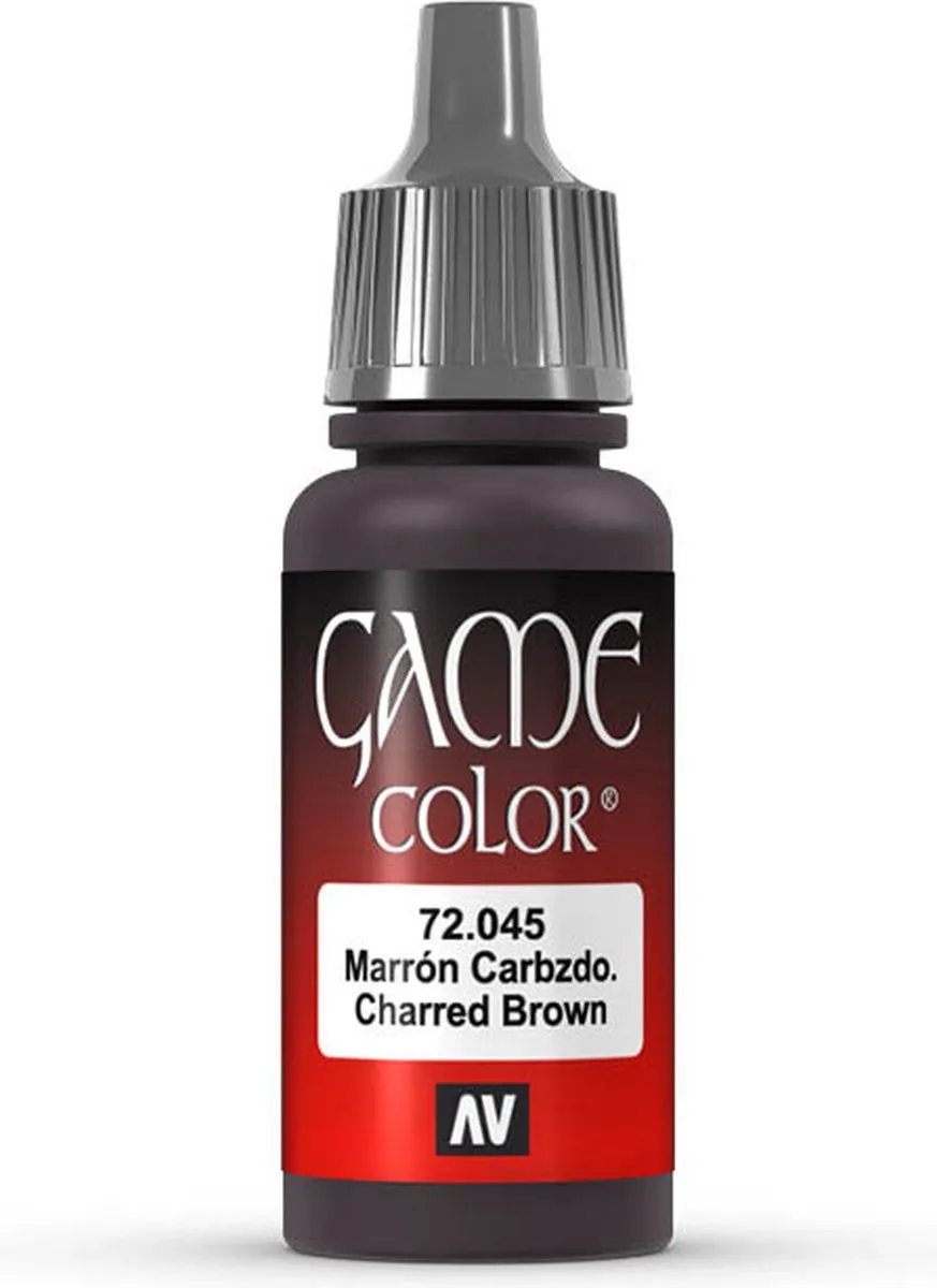 Vallejo Game Color Charred Brown Acrylverf 18ml