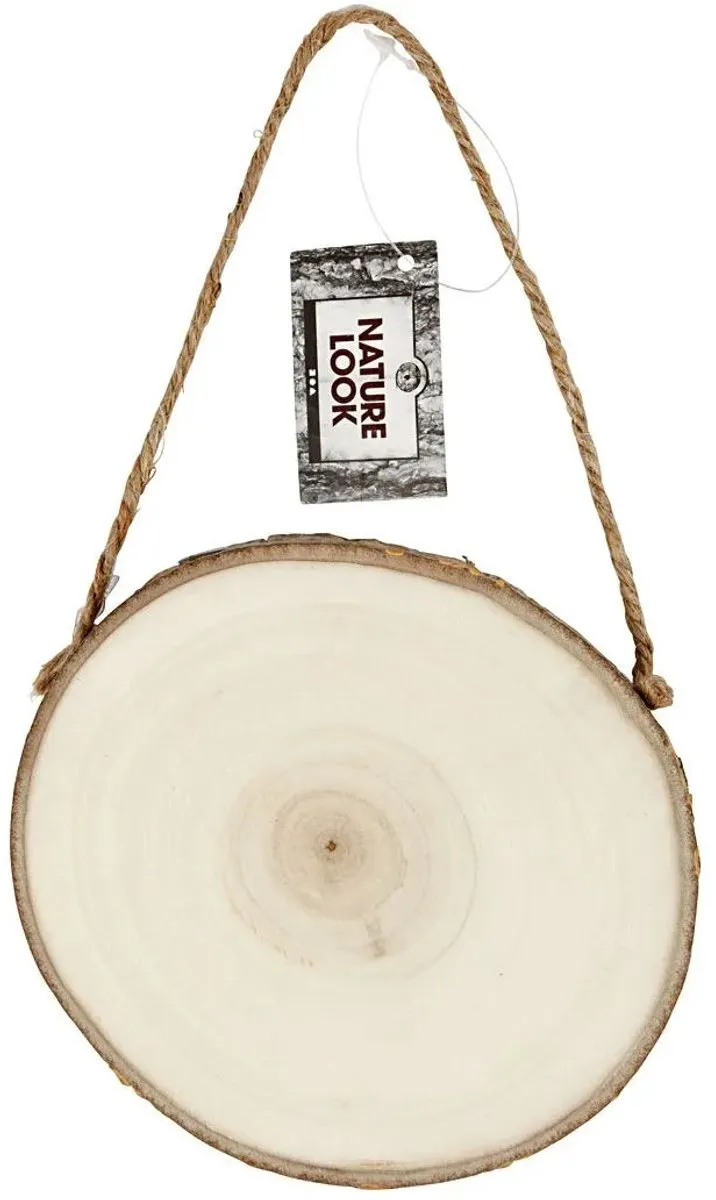 Creativ Company Houten Deurschild Rond - Multicolor