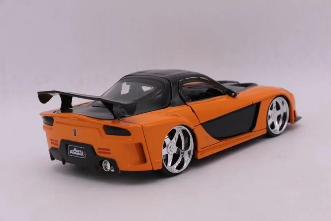 Jada Toys Mazda RX-7 Tokio Drift 1/24 - Oranje/Zwart