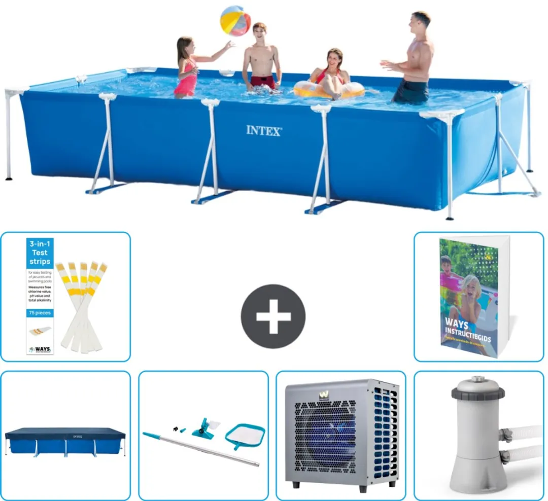 Intex Rechthoekig Frame Zwembad 450x220cm