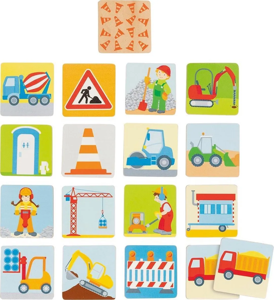 Goki Memo Game Road Traffic 56761 - Multicolor