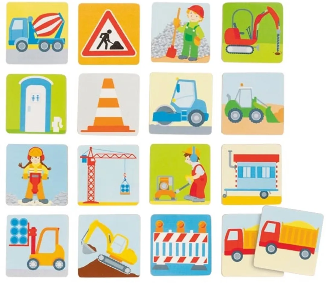 Goki Memo Game Road Traffic 56761