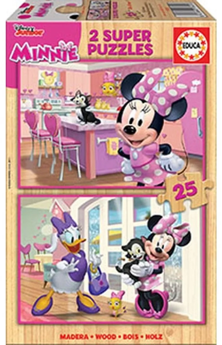 Educa Minnie Houten Puzzels