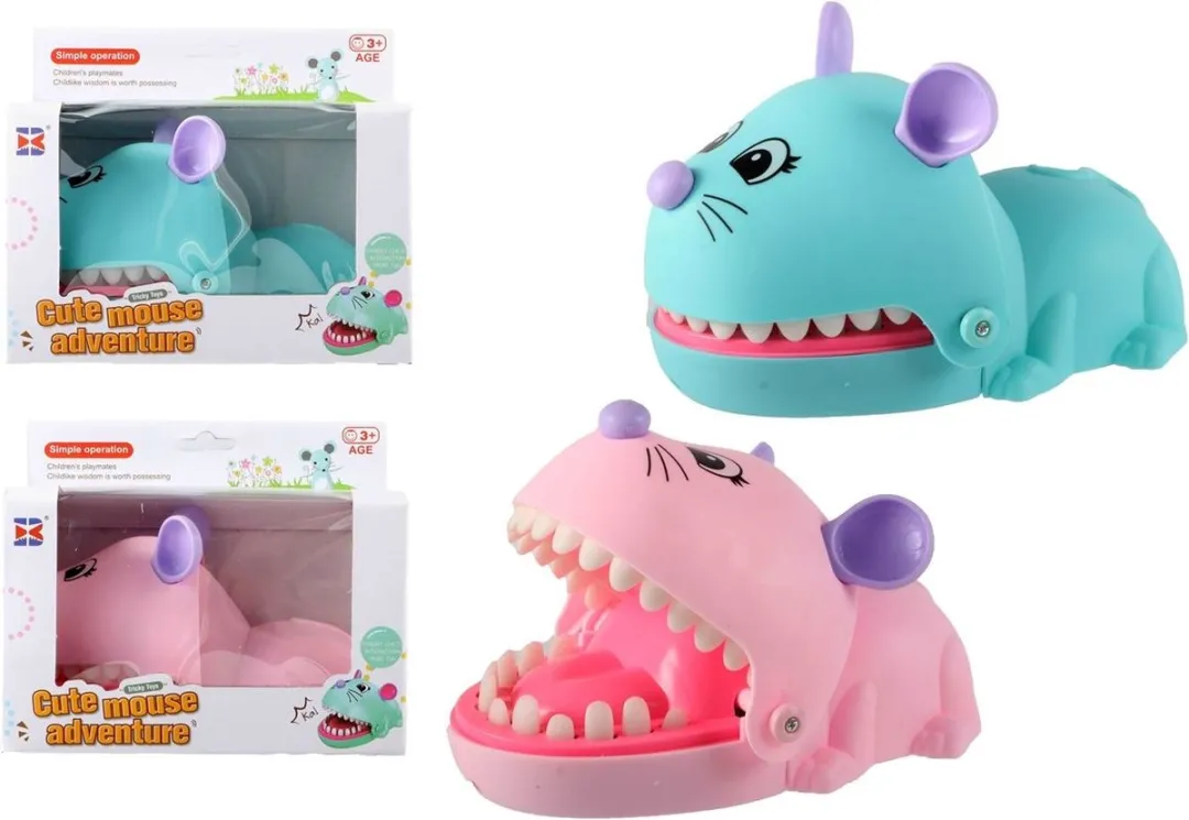 Bijtende muis spel - Jono Toys Groen