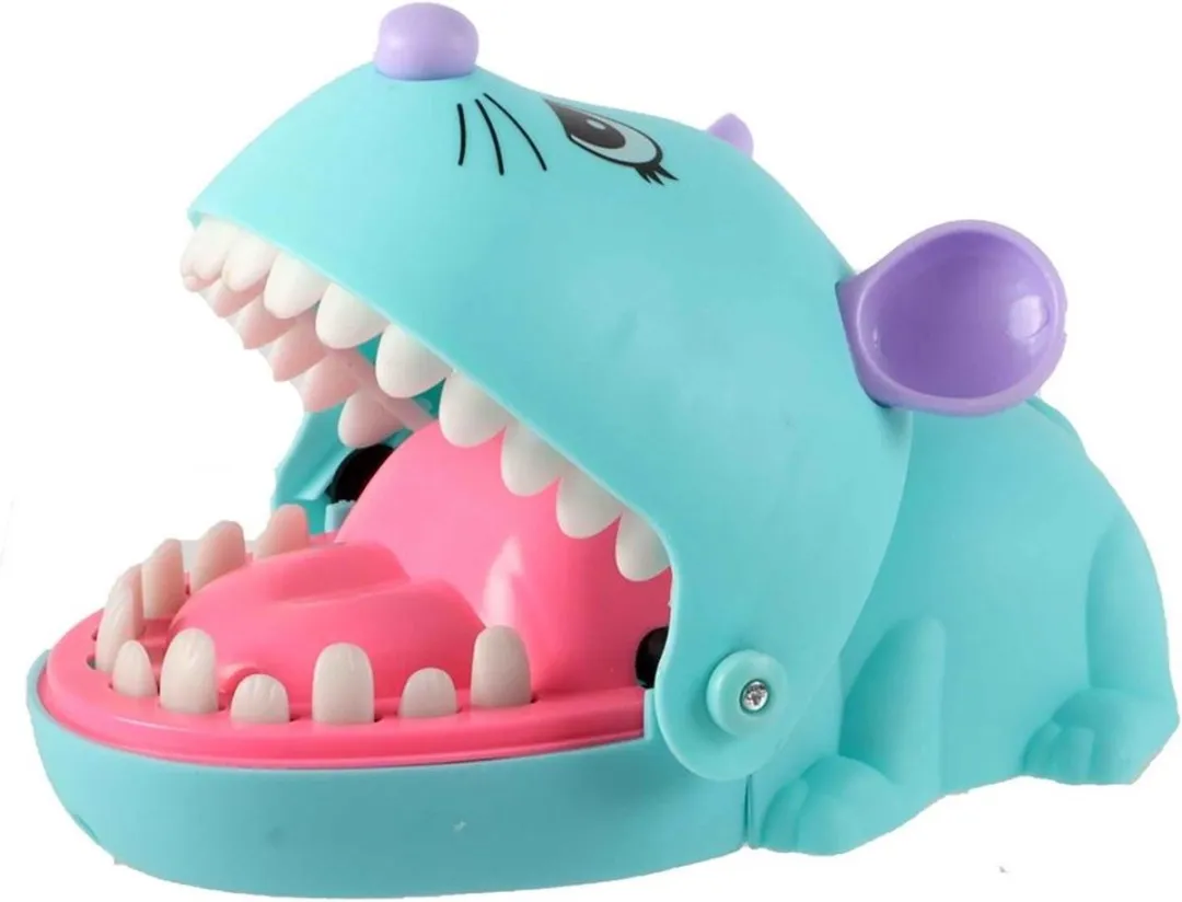 Bijtende muis spel - Jono Toys Groen