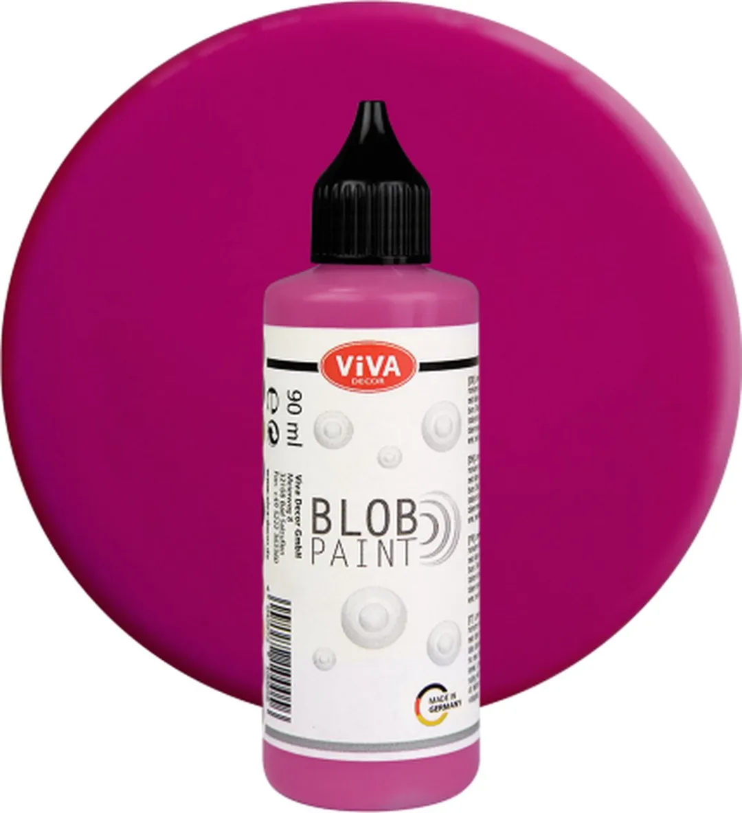 Viva Decor Blob Paint Magenta 90ml