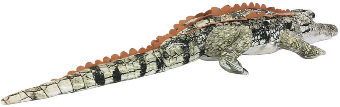 PIA Soft Toys Pluche Krokodil Knuffeldier 100cm - Groen/Bruin