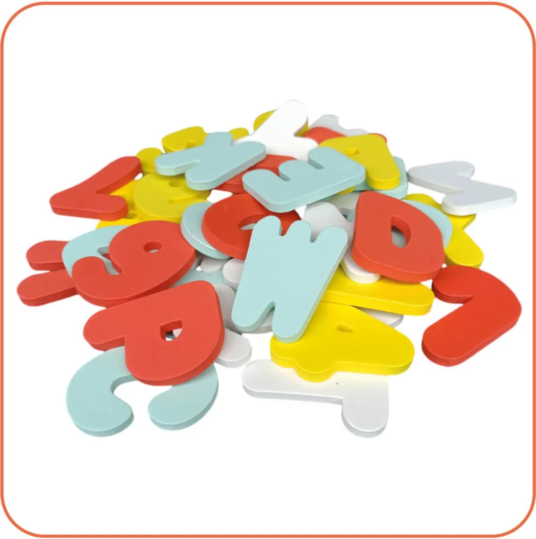 Jobber Toys Badspeelgoed Waterradboot + Letters - 2 Stuks
