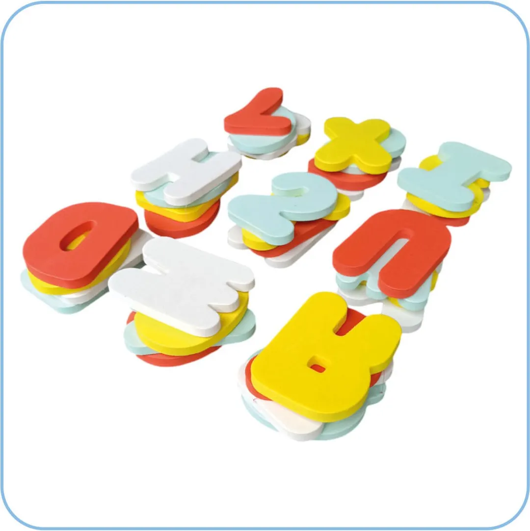 Jobber Toys Badspeelgoed Waterradboot + Letters - 2 Stuks