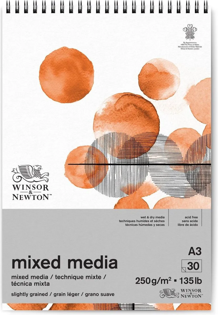 Winsor & Newton Mixed Media Blok A3 30 Vel