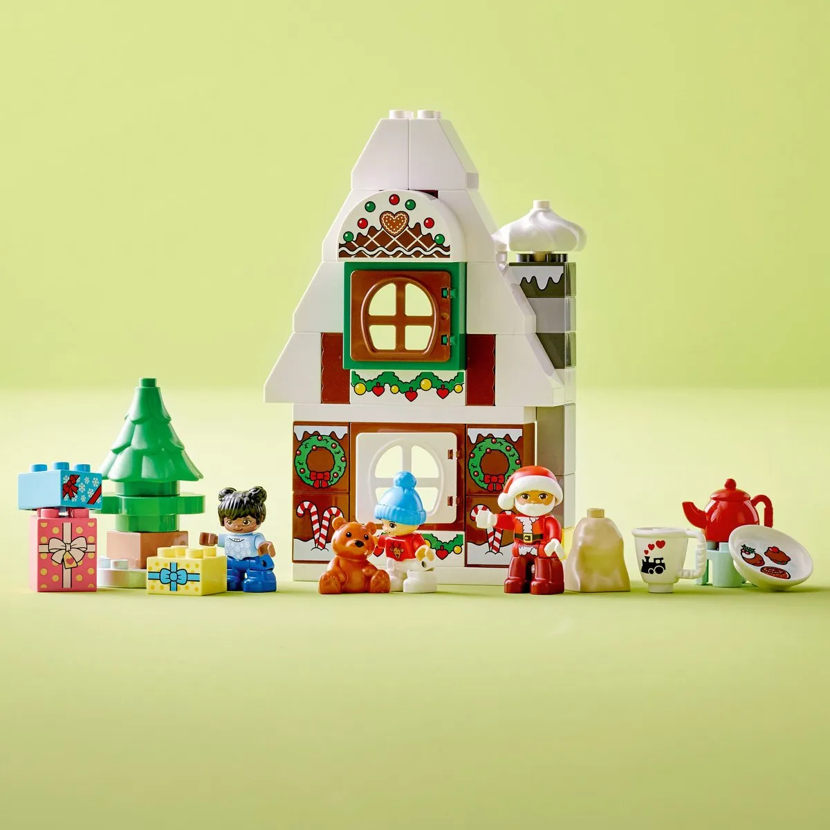 LEGO DUPLO Peperkoekhuis Kerstman 10976 - 3 Minifiguren