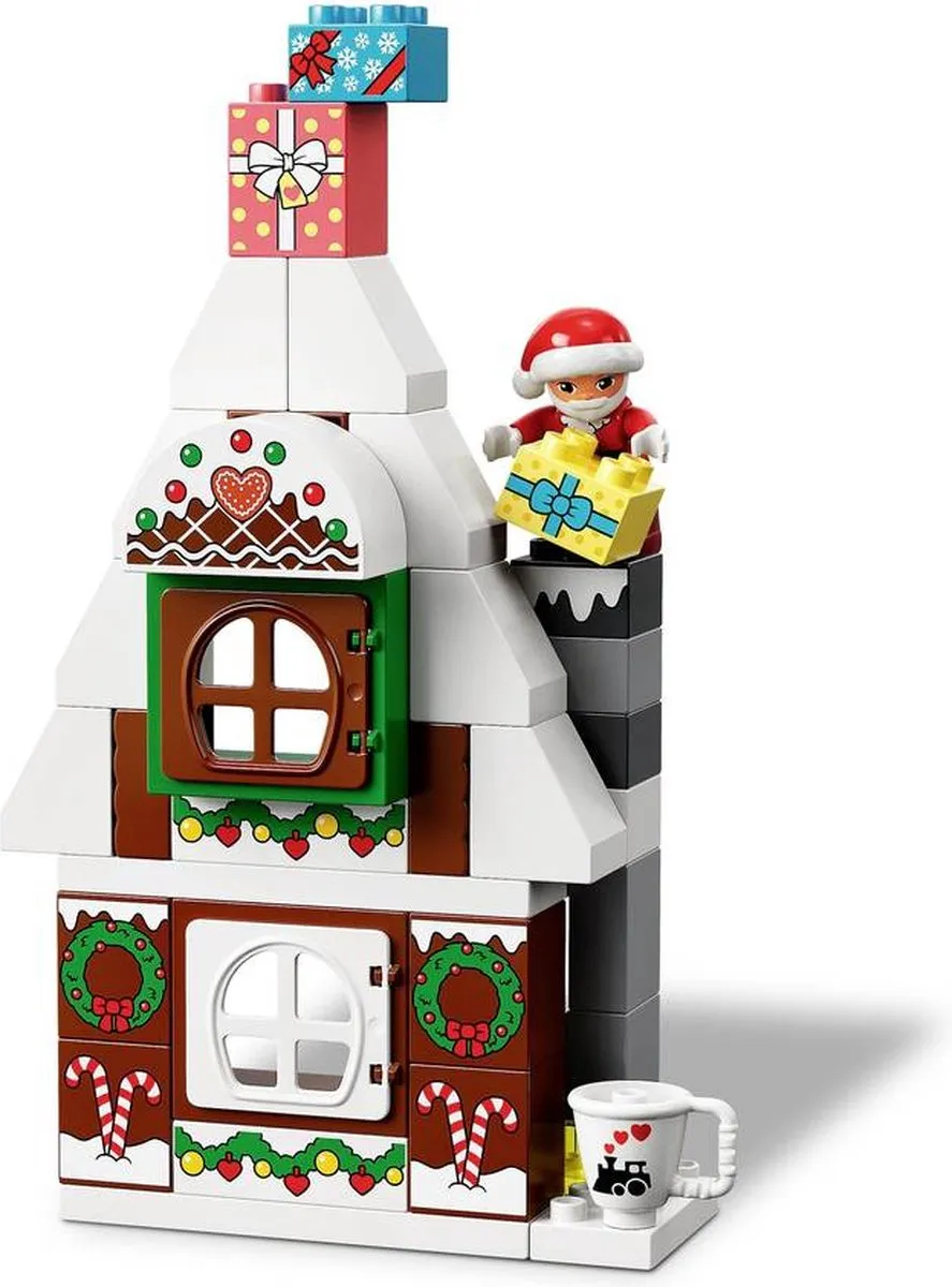 LEGO DUPLO Peperkoekhuis Kerstman 10976 - 3 Minifiguren - afbeelding 6 van 6