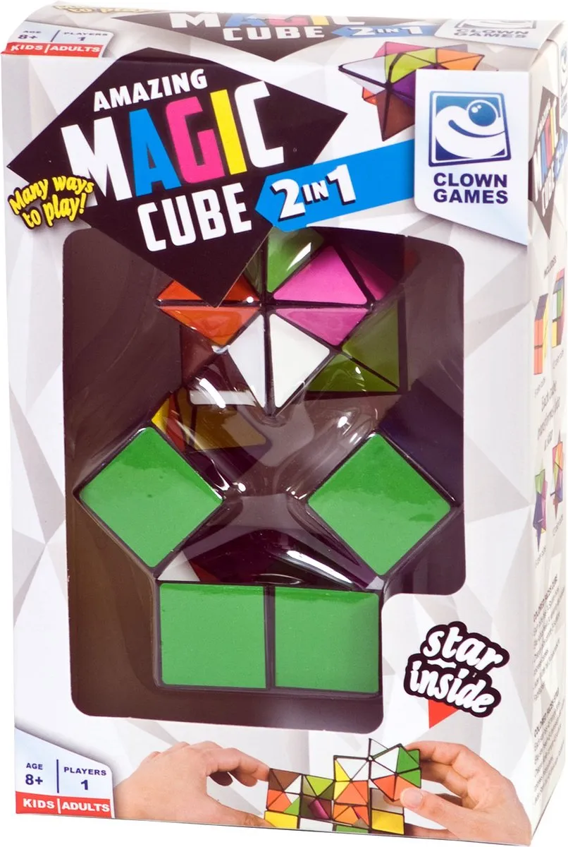 Clown Games Magic Cube 2-in-1 - 2 Spelers