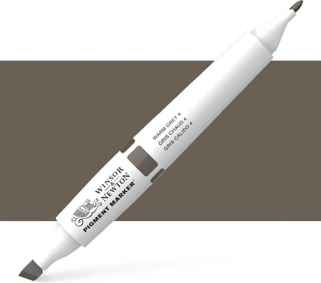 Winsor & Newton Pigment Marker Warm Grey 4 0202/131