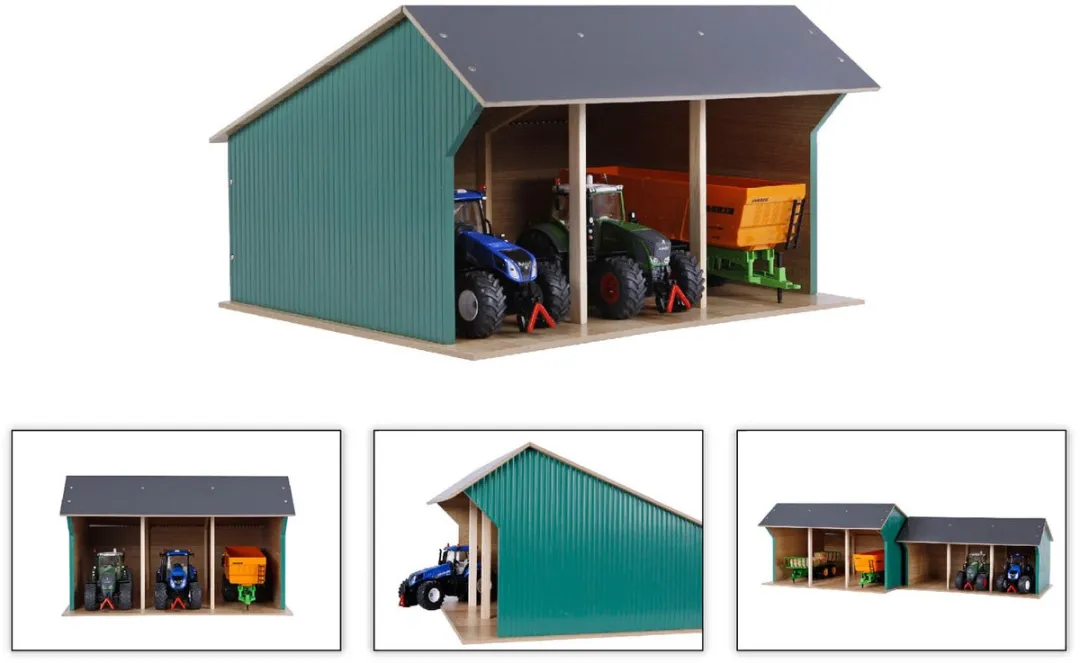 Kids Globe Landbouwloods 1:32 - Speelfiguur - Groen