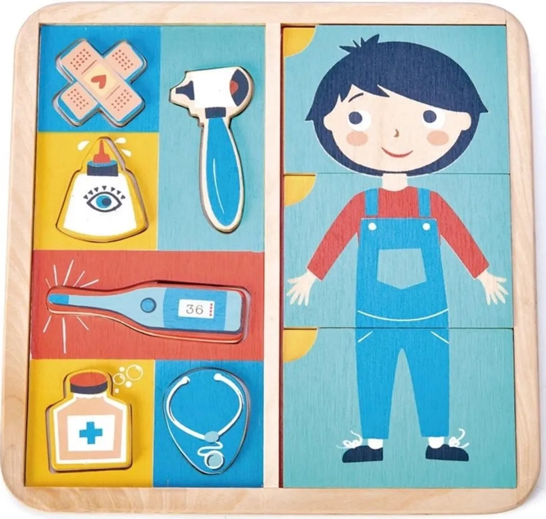 Tender Toys Ouch Junior Vormenpuzzel 12 Stuks