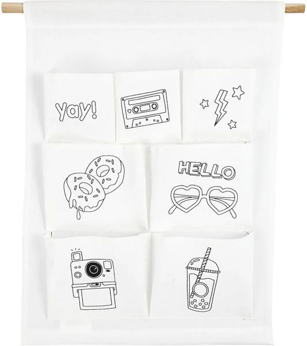 Creativ Company Katoenen Hangende Organizer Yay 46cm