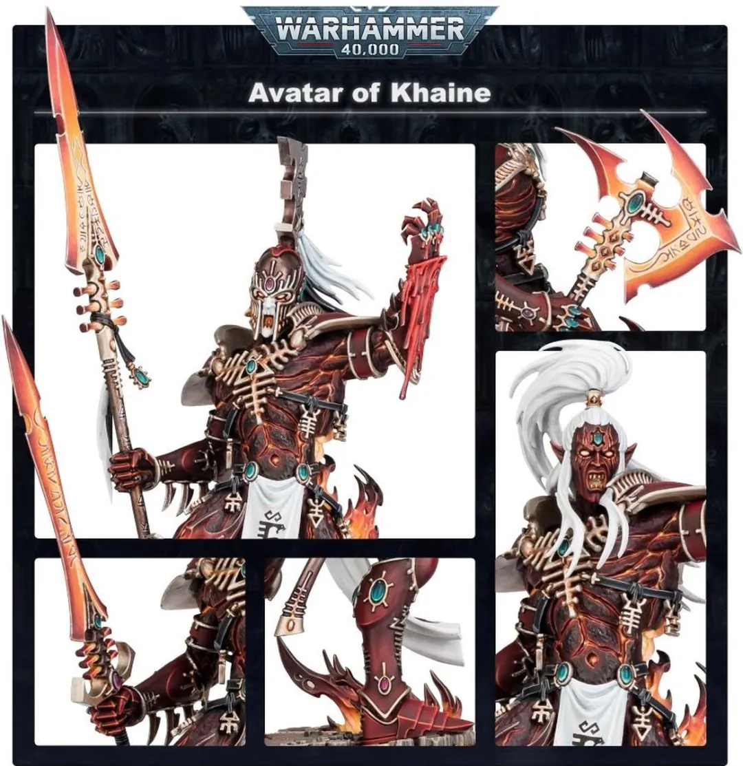Games Workshop Warhammer 40.000 Aeldari Avatar of Khaine - 53 Onderdelen