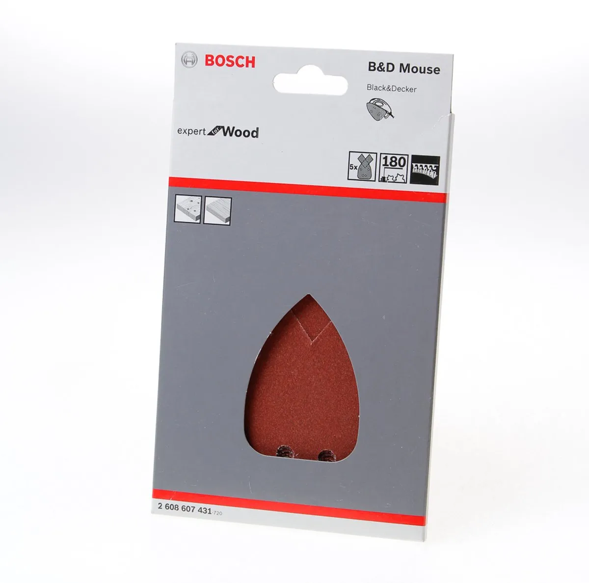 Bosch Schuurbladset 125mm - 10 Stuks