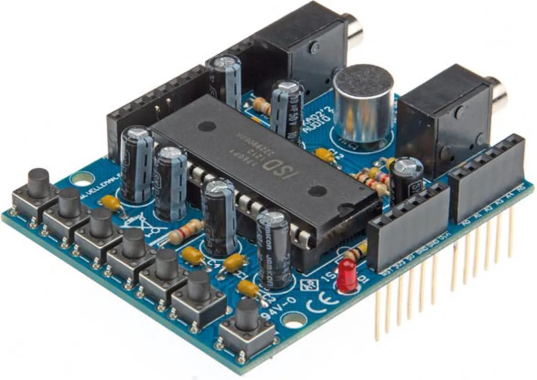 Whadda Audio-opname Shield Arduino - Blauw/Zwart