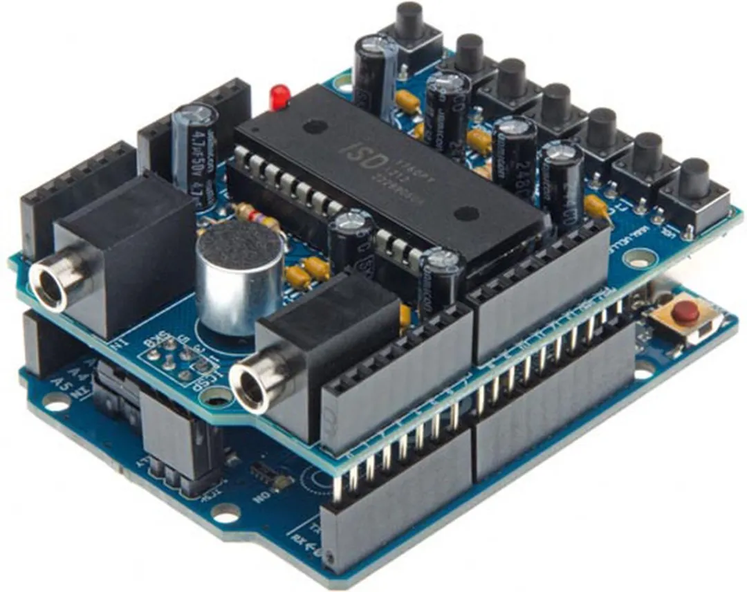 Whadda Audio-opname Shield Arduino - Blauw/Zwart