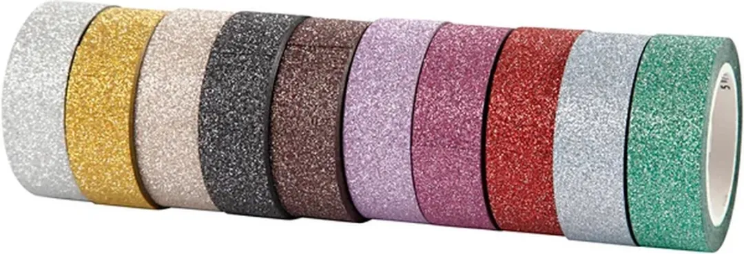 Creativ Company Masking Tape Glitter - 10x6m Multicolor