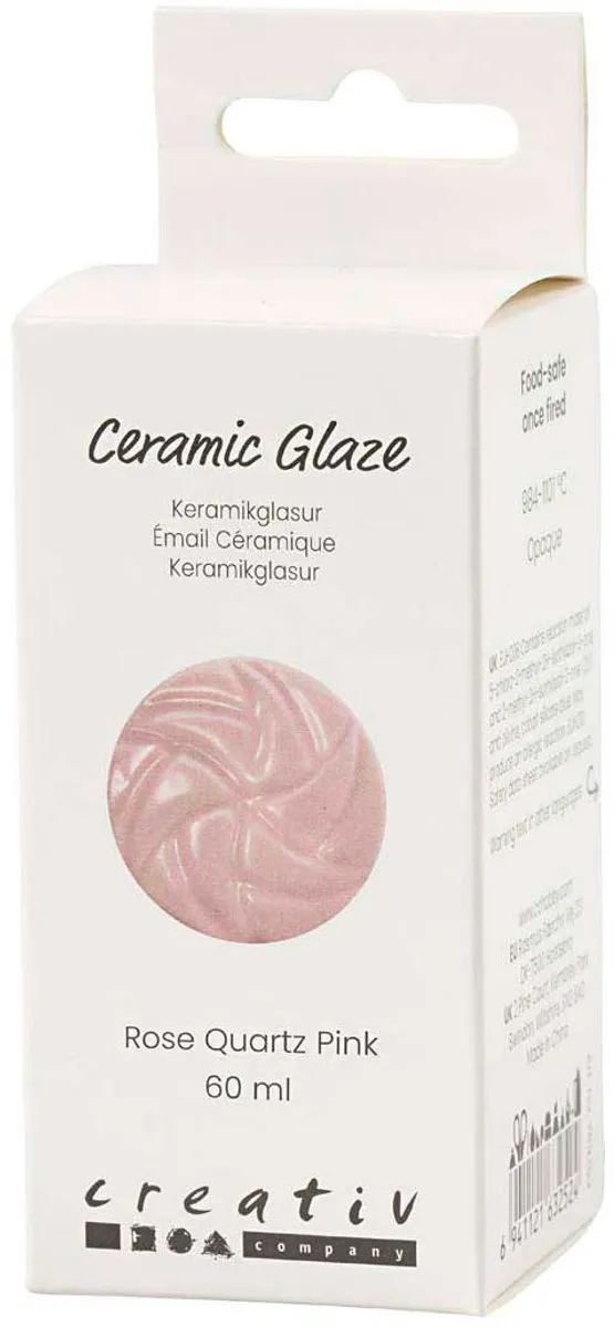 Creativ Company Keramiek Glazuur 60ml - Roze